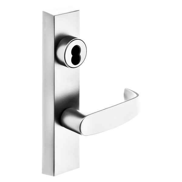 Sargent Grade 1 Exit Device Trim, Night Latch, Key Retracts Latch, For Rim and Mortise 8300, 8500, 8800, 89 70-704 ETL RHRB 26